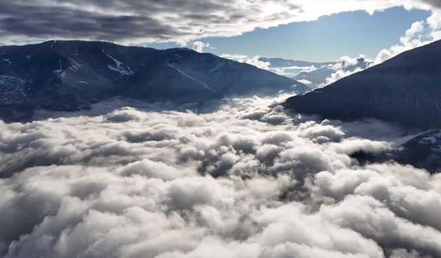 Artvin'de sis etkili oldu