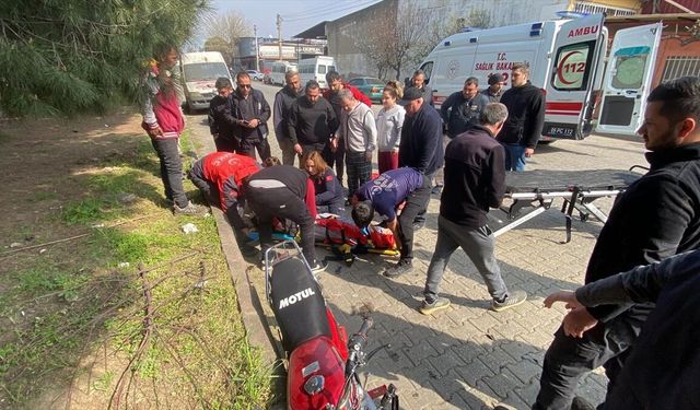 Aydın'da meydana gelen motosiklet kazasında 3 kişi yaralandı