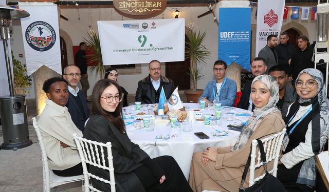 Aydın'daki iftar yemeğinde 30 ülkeden 250 öğrenci bir araya geldi