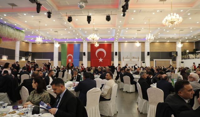 Azerbaycan Dini Kurumlar Komitesi Iğdır'da iftar programı düzenledi