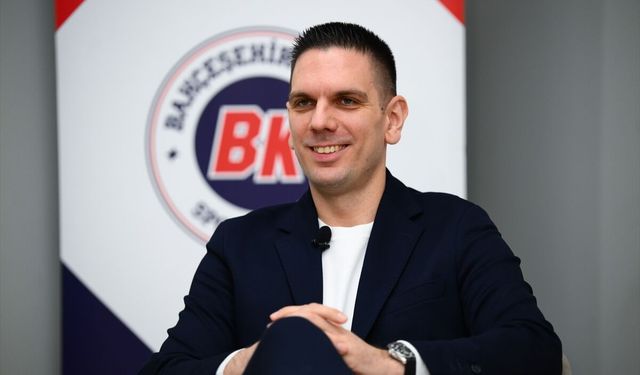 Bahçeşehir Koleji Başantrenörü Marko Barac'ın hedefi Avrupa kupasında zirve