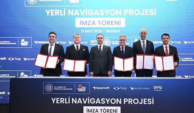 Bakan Kacır, Yerli Navigasyon Projesi imza töreninde konuştu: