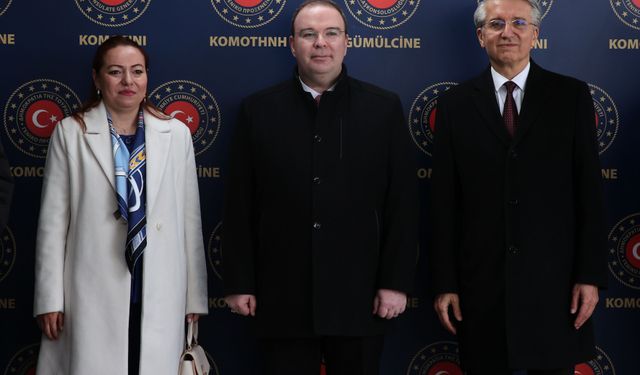 Batı Trakya'da bayramlaşma töreni yapıldı