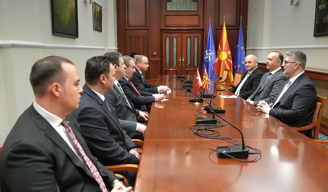 BBP Genel Başkanı Destici, Kuzey Makedonya'da çeşitli temaslarda bulundu