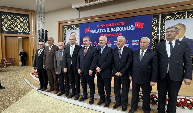 BBP Genel Başkanı Destici, Malatya'da konuştu: