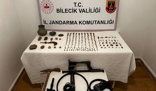 Bilecik'te tarihi eser operasyonunda bir kişi yakalandı