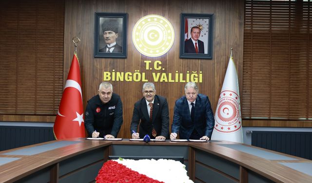 Bingöl'de 'Afet Farkındalık ve Eğitim İşbirliği Protokolü' imzalandı