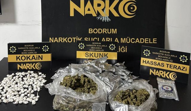 Bodrum'da uyuşturucu operasyonunda 3 zanlı tutuklandı