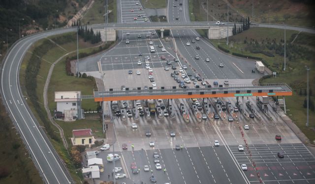 Bursa'da jandarma bayram öncesi havadan ve karadan trafik denetimi yaptı