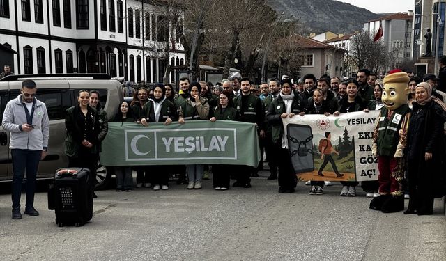 Çankırı'da Yeşilayın kuruluş yıl dönümü etkinliklerle kutlandı