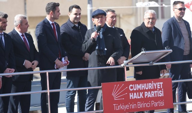 CHP Genel Başkanı Özel, partisinin Karaman mitinginde konuştu: