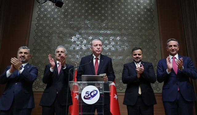 Cumhurbaşkanı Erdoğan, '5G ile İletişimde Güçlü Türkiye Töreni'nde konuştu: (1)