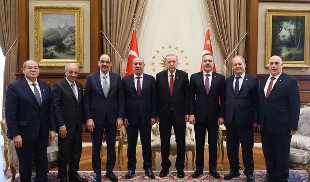 Cumhurbaşkanı Erdoğan, Filistin Devlet Başkan Yardımcısı Hüseyin eş-Şeyh'i kabul etti