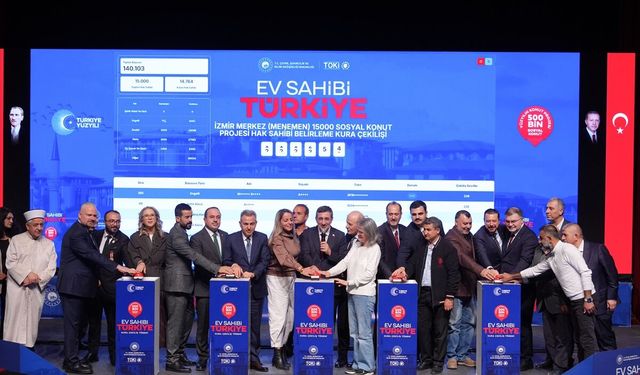 Cumhurbaşkanı Yardımcısı Yılmaz, 'Ev Sahibi Türkiye İzmir Kura Çekiliş Töreni'nde konuştu: