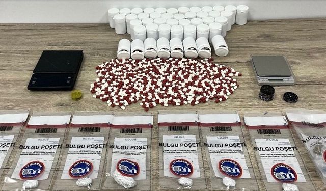 Denizli'de uyuşturucu operasyonunda yakalanan 6 şüpheli tutuklandı