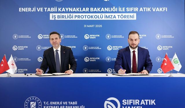 Enerji ve Tabii Kaynaklar Bakanlığı ile Sıfır Atık Vakfı arasında işbirliği protokolü imzalandı