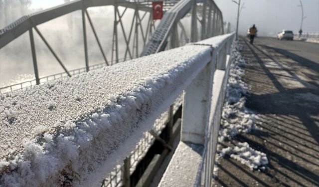 Erzurum, Kars ve Ardahan'da dondurucu soğuklar etkili oluyor