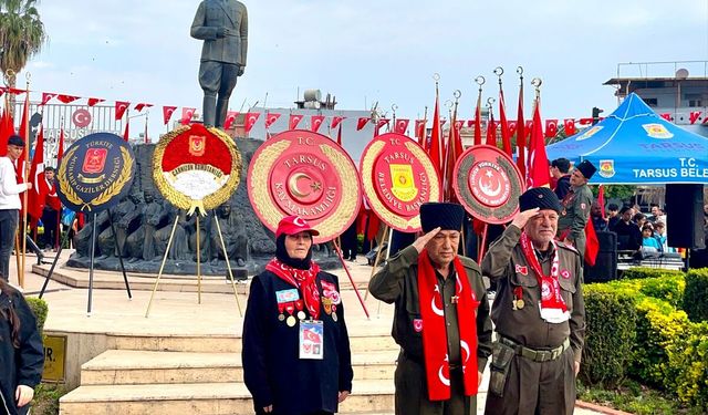 Gazi Mustafa Kemal Atatürk'ün Mersin'e gelişinin 103. yıl dönümü kutlandı