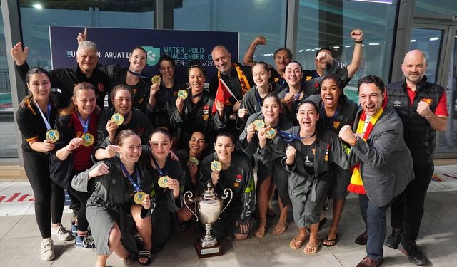 Göztepe Kadın Sutopu Takımı, Avrupa Challenger Kupası'nı kazandı