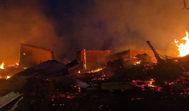 GÜNCELLEME - Bolu'da 5 ev ve 8 samanlık yandı