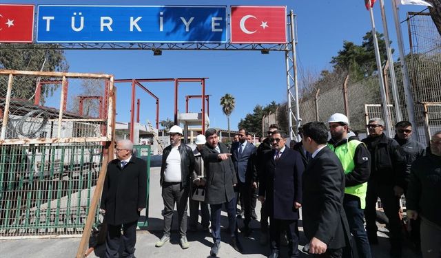 Hatay'daki 'Yayladağı Gümrük Kapısı Genişleme ve Modernizasyon Projesi' devam ediyor