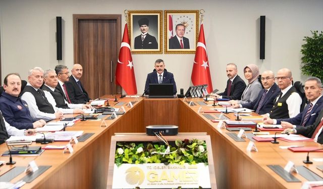 İçişleri Bakanı Çiftçi başkanlığında Sınır Güvenliği Toplantısı yapıldı