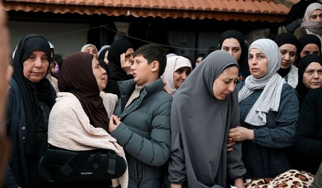 İsrail'in Batı Şeria'da katlettiği Filistinli aile için cenaze töreni düzenlendi