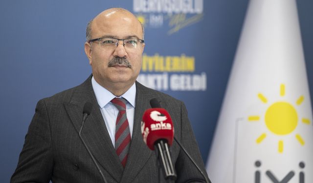 İYİ Parti Genel Başkan Yardımcısı Ulusoy, basın toplantısı düzenledi: