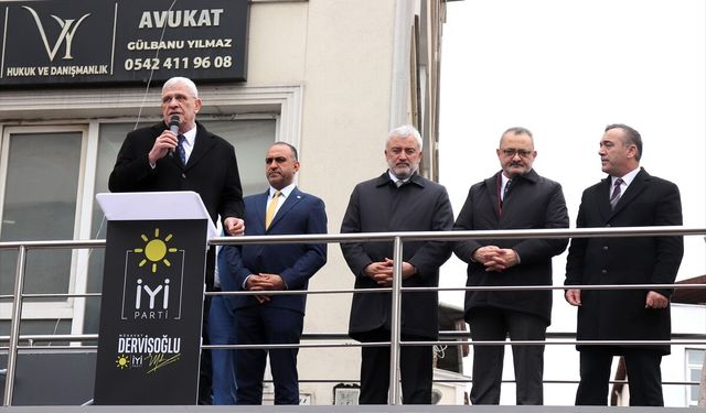 İYİ Parti Genel Başkanı Dervişoğlu, Ordu'da partisinin ilçe başkanlığı açılışını yaptı