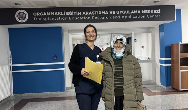 Kadavradan yapılan nakil engelli ailesine bakan kadına çifte bayram yaşattı