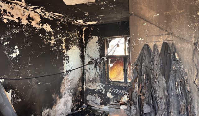 Kahramanmaraş'ta evde çıkan yangında 1 kişi hayatını kaybetti