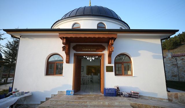 Karabük'te restorasyonu tamamlanan tarihi 'Sığırcık Suyu' açıldı