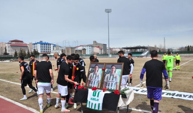 Kars 36 Spor futbolcusu Kubilay Kaan Kundakçı'yı andı