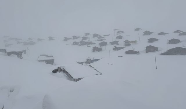 Kars ile Ardahan'da kar yerini soğuk havaya bıraktı