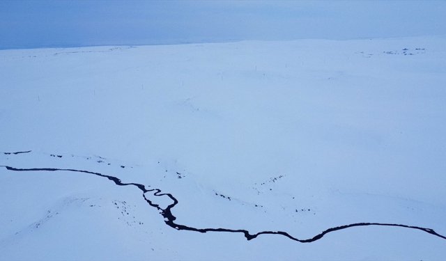 Kars'ın yüksek kesimlerinde kar kalınlığı 2 metreyi aştı