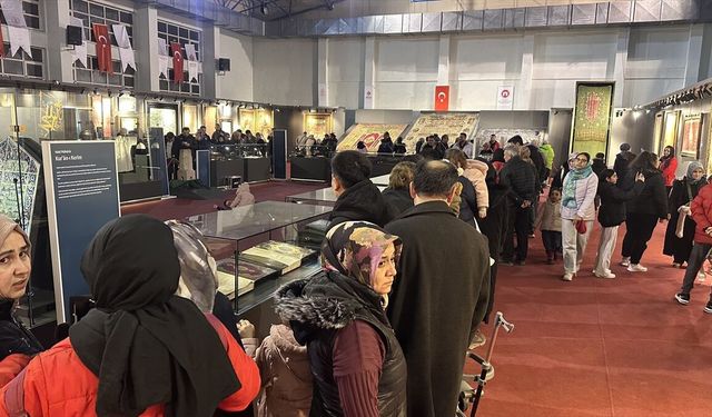 Kastamonu'da kutsal emanetler sergisi yoğun ilgi gördü