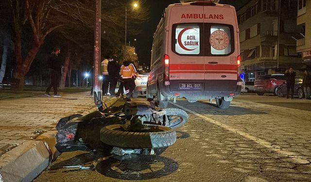 Kayseri'de polisten kaçan ehliyetsiz motosiklet sürücüsüne 336 bin lira ceza verildi