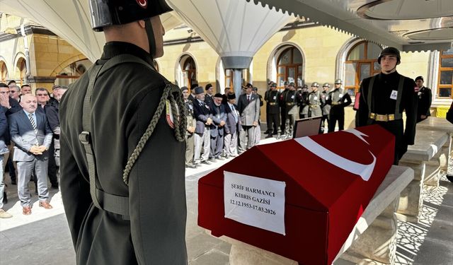 Kıbrıs gazisi Harmancı, Çankırı'da son yolculuğuna uğurlandı