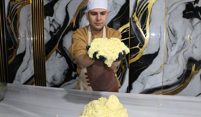 Kilis'te Ramazan Bayramı'nın gözde tatlısı gerebiç hazırlanmaya başladı