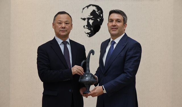 Kırgızistan'ın Ankara Büyükelçisi Kazakbaev'den Kapadokya Alan Başkanlığına ziyaret