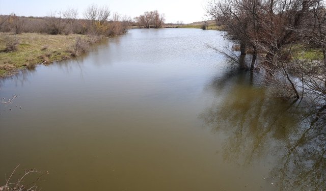Kırklareli'nde Yündalan Göleti'nin doluluk oranı yağışlarla arttı