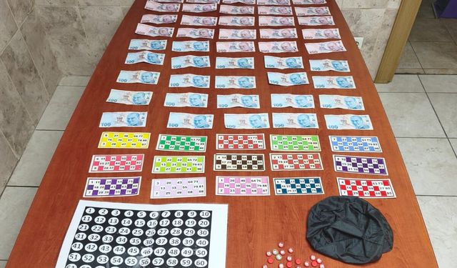 Kocaeli'de kumar oynadığı tespit edilen 6 kişiye 69 bin 624 lira ceza uygulandı