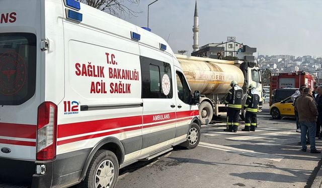 Kocaeli'de su tankerinin çarptığı 17 yaşındaki yaya ağır yaralandı