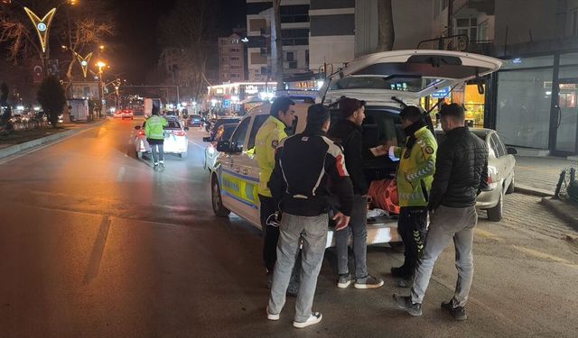 Kütahya'da otomobiliyle drift yapan sürücüye 140 bin lira ceza kesildi