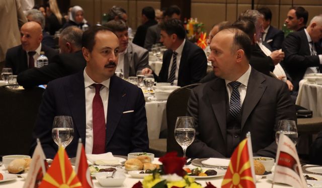 Makedonya-Türkiye Ticaret Odası, Üsküp'te iftar programı düzenledi