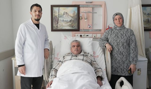 Malatya'da böbreğinin üstünde kitle tespit edilen hasta kapalı ameliyatla sağlığına kavuştu