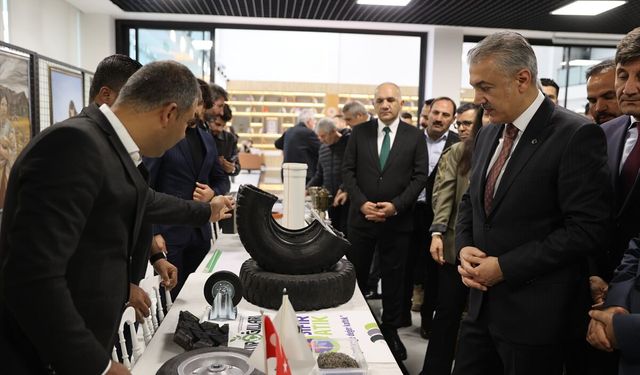 Mardin'de atıklardan yapılan eserler sergilendi