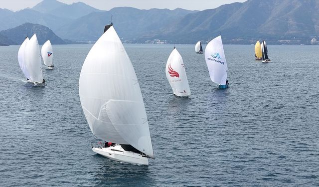 Marmaris MIYC Kış Trofesi Yat Yarışları'nın 4. ayağı başladı