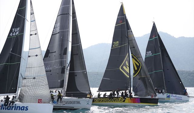 Marmaris MIYC Kış Trofesi Yat Yarışları'nın 4. ayağı tamamlandı