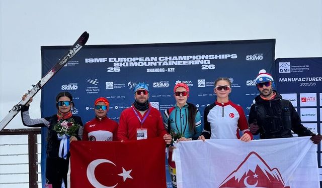 Milli dağcılar Azerbaycan'da 3 madalya kazandı